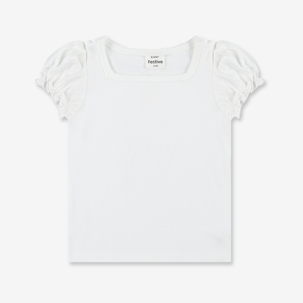 Puffy Sleeves Shirt H