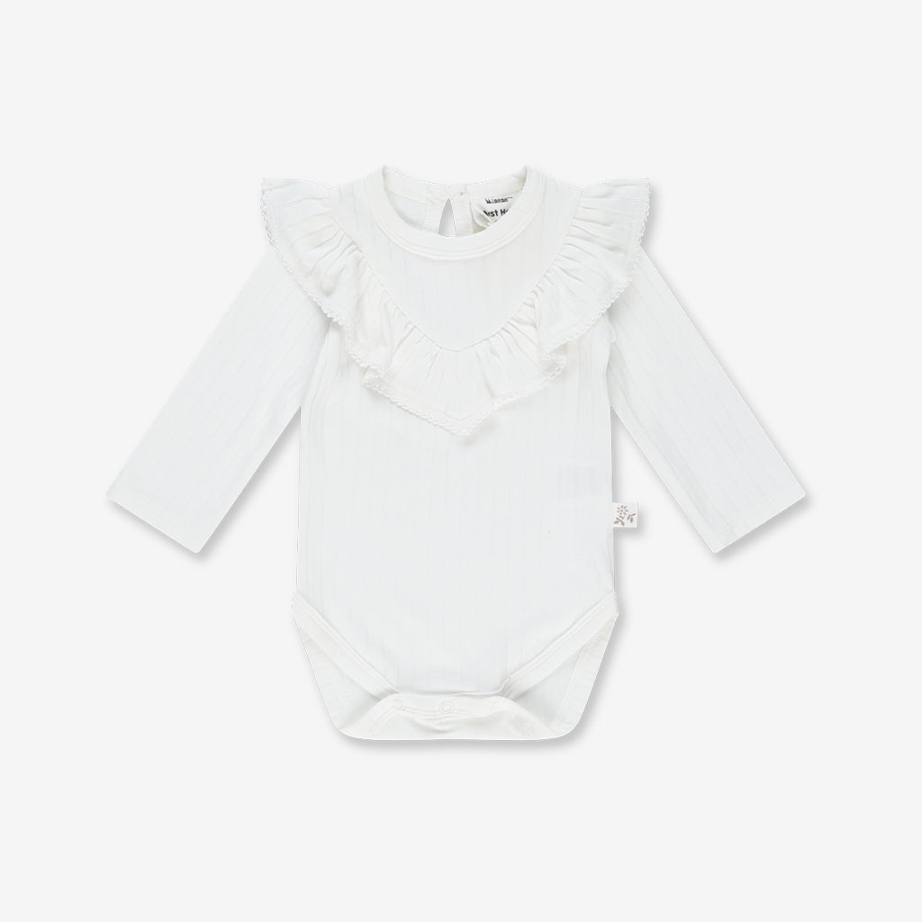 Baby Girl Ruffled BodySuit RIB S24
