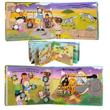 Melissa & Doug Poke-a-Dot The Wheels on the Bus Wild Safari Board Book