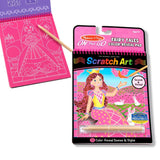 Melissa & Doug On the Go Scratch Art Color Reveal Pad - Fairy Tales