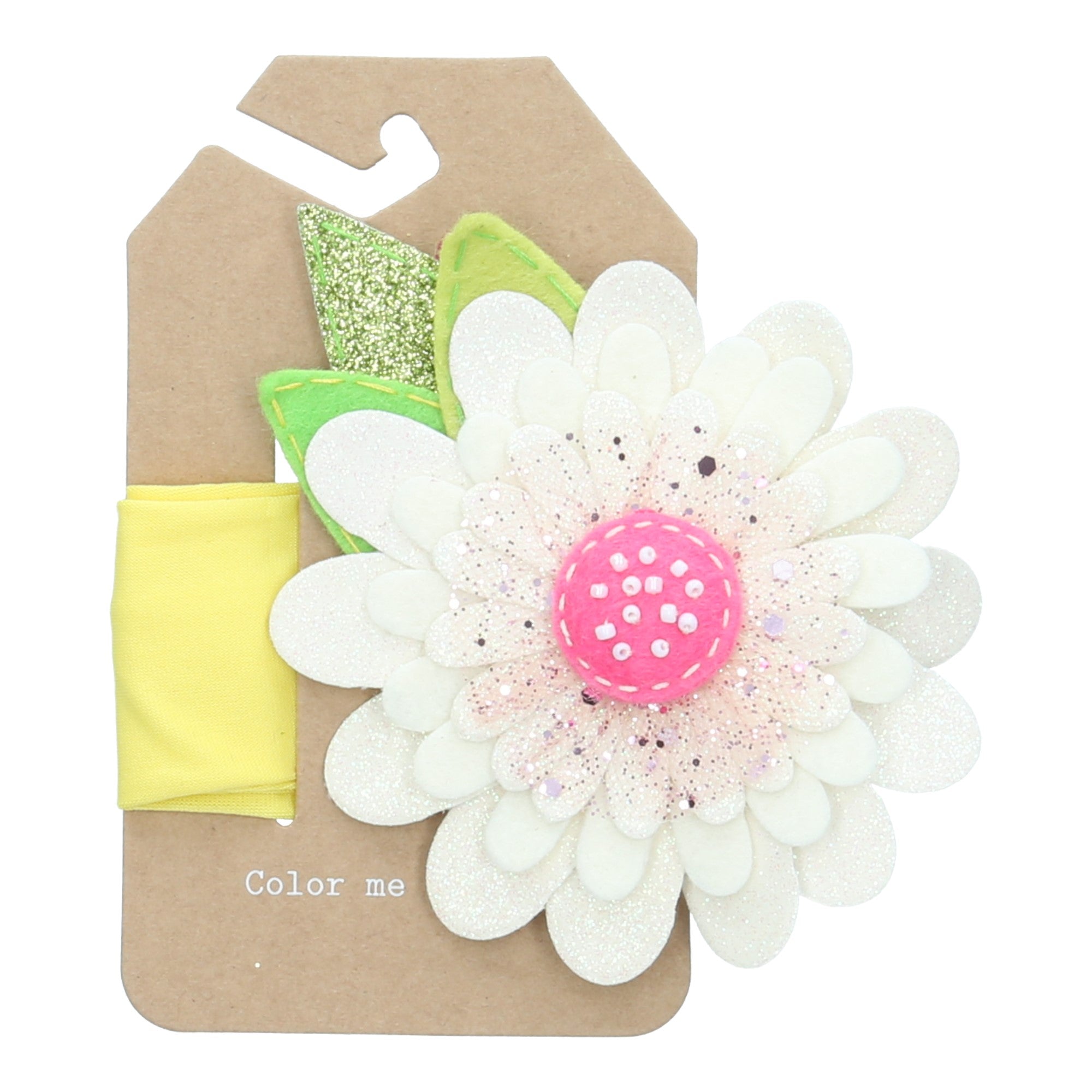 C.HB Big Glitter Flower