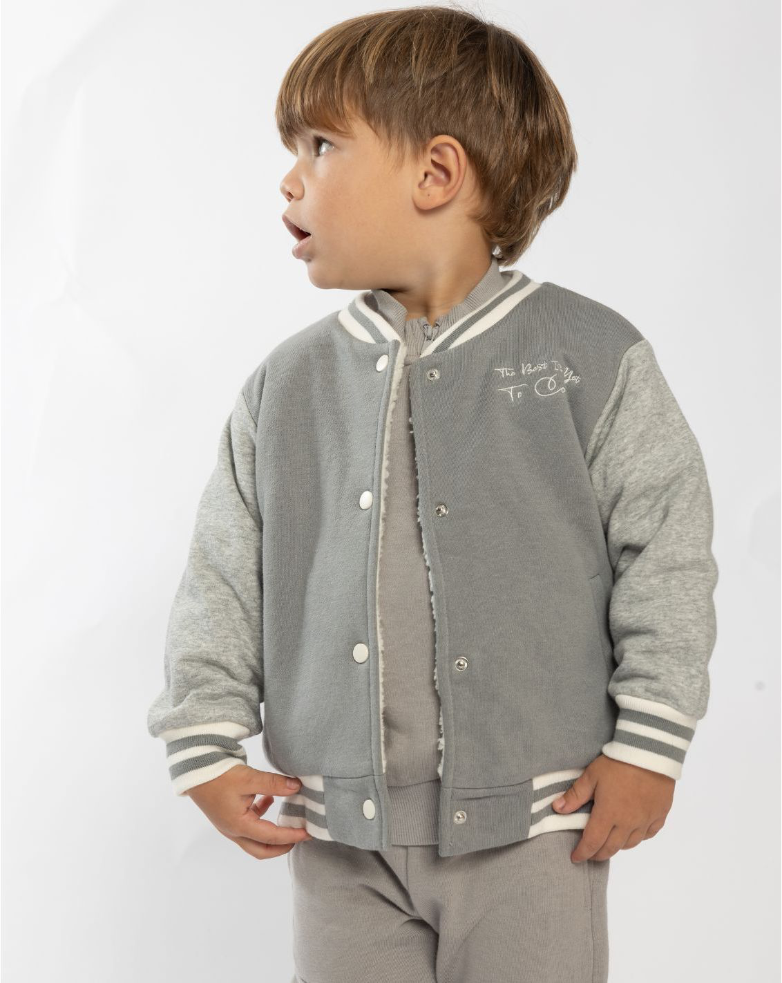 Jacket With Faux Fur FB2