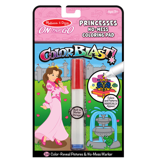 On the Go ColorBlast No-Mess Coloring Pad - Princess