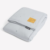 Small Reversible Jersey Winter Quilt 80x80 cm -  Embroidery Collection !