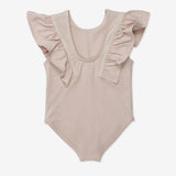 Bodysuit with Ruffle Sleeves