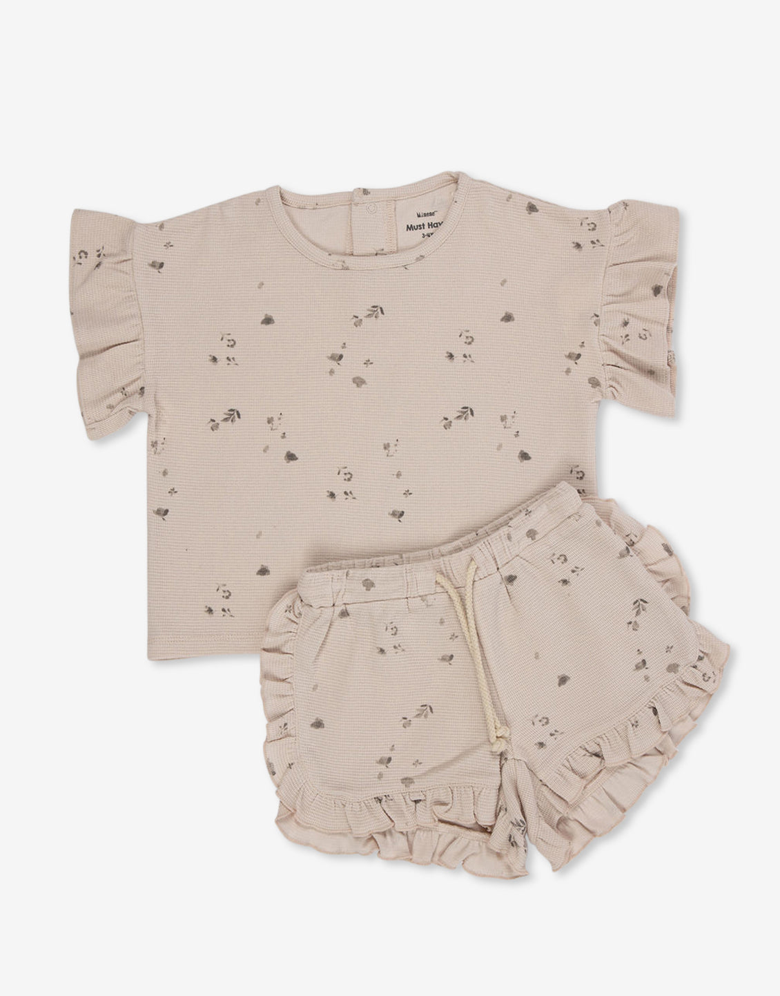 Ruffled Top & Pants Set O
