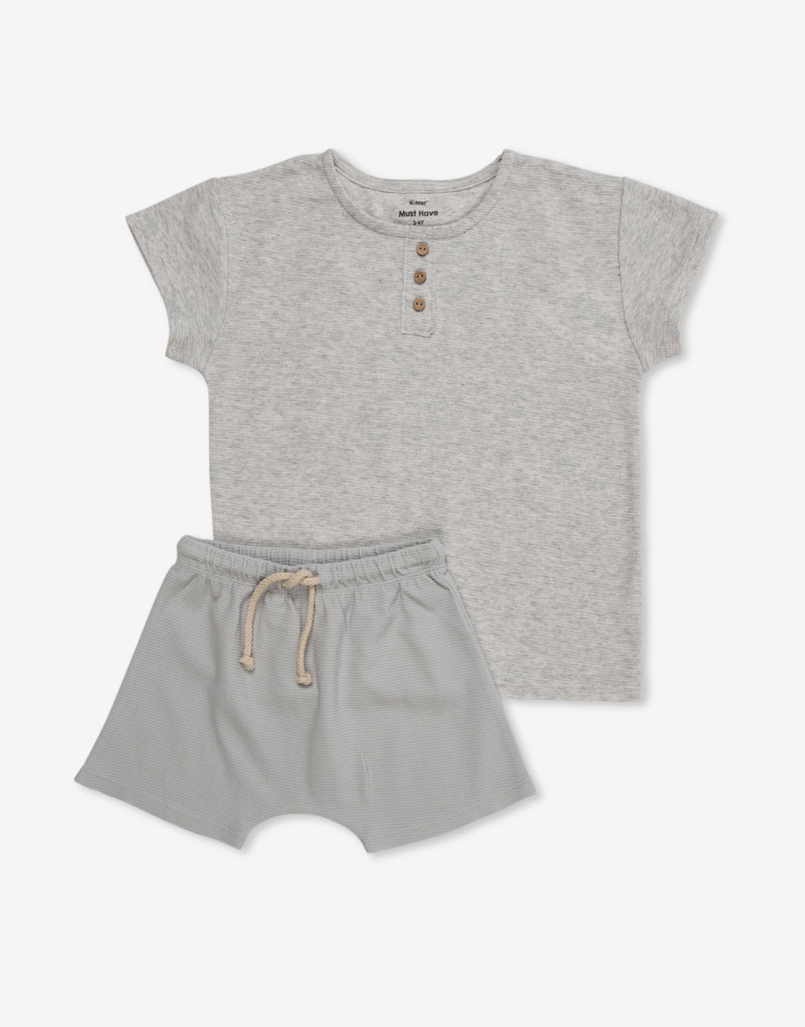 Top with Buttons & Pants Set O