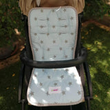 Reversible Pushchair & Car Seat Liner - Weave Cotton!