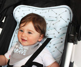 Reversible Pushchair & Car Seat Liner - Jersey Cotton!