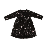 Dress KC - Printed Black