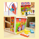 Melissa & Doug First Play Slide, Sort & Roll Activity Barn