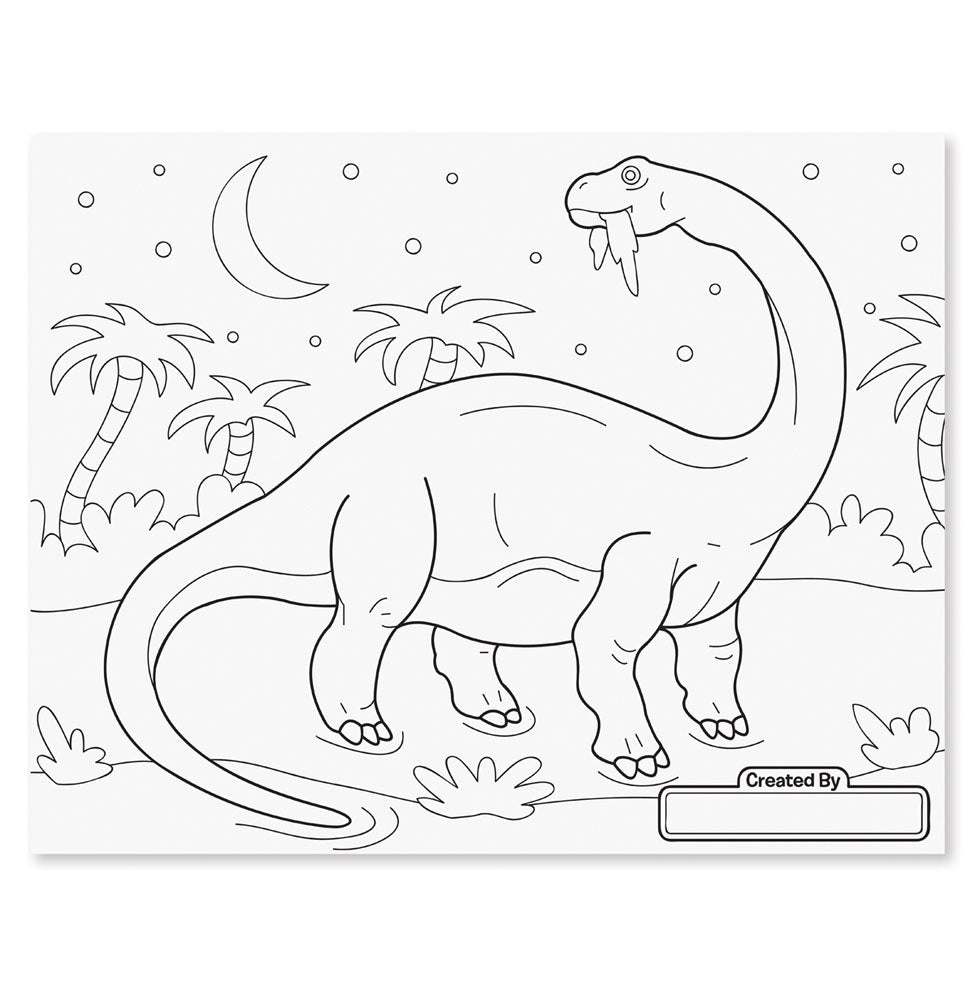 Jumbo Coloring Pad -Blue