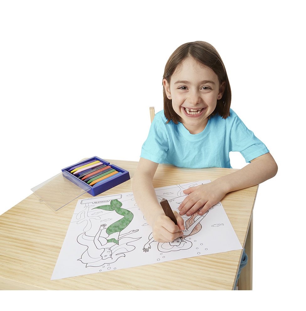 Jumbo Coloring Pad -Blue