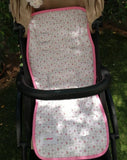 Reversible Pushchair & Car Seat Liner - Weave Cotton!