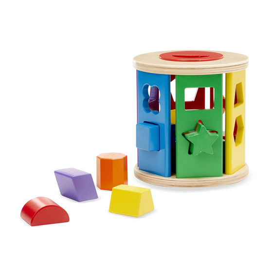 Shape Sorting Match & Roll