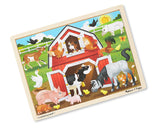 Wooden Jigsaw Puzzle Barnyard 24pc