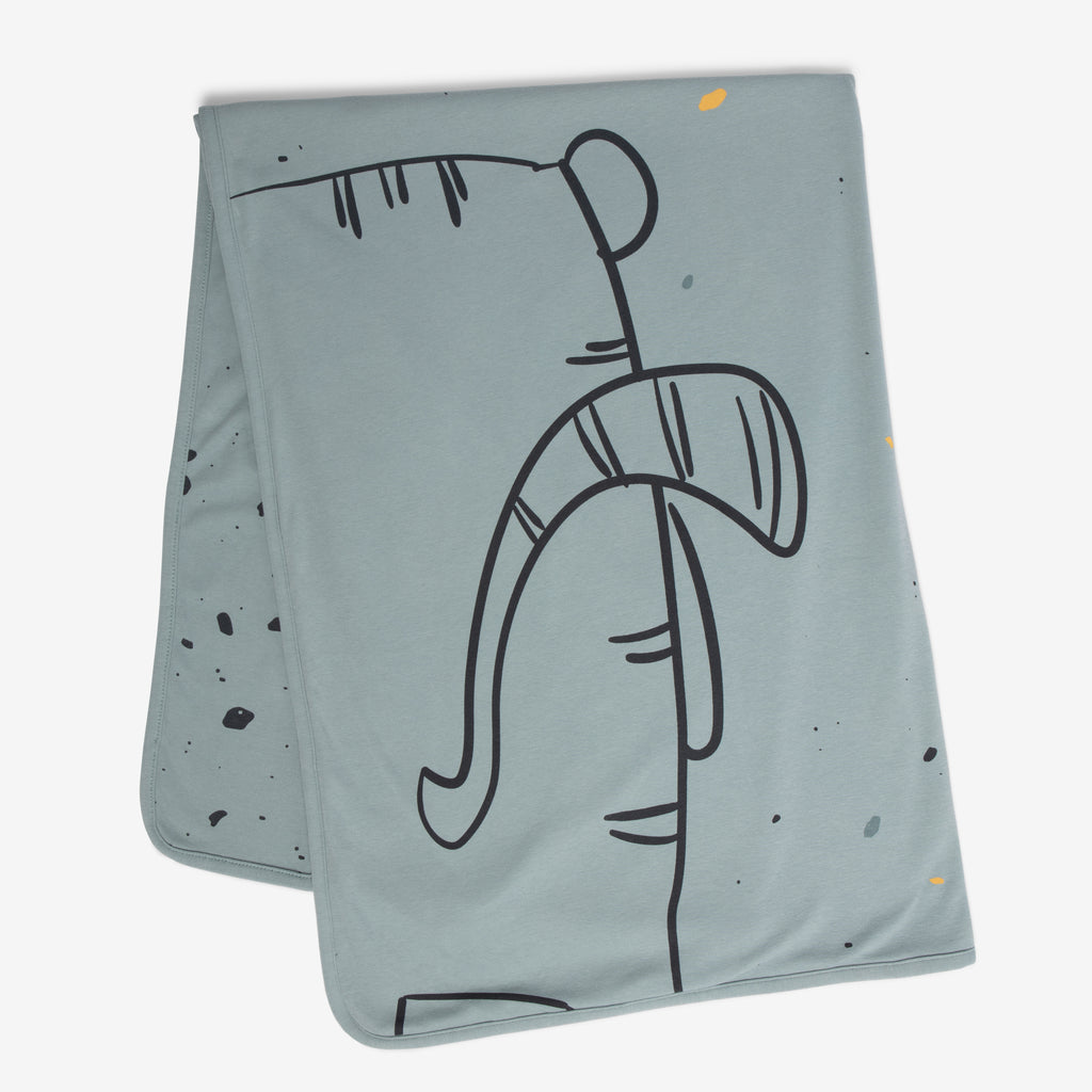 ผ้าห่มฤดูร้อนแบบสองด้าน ขนาด: 85x115 ซม. - คอลเล็กชั่นสัตว์! 