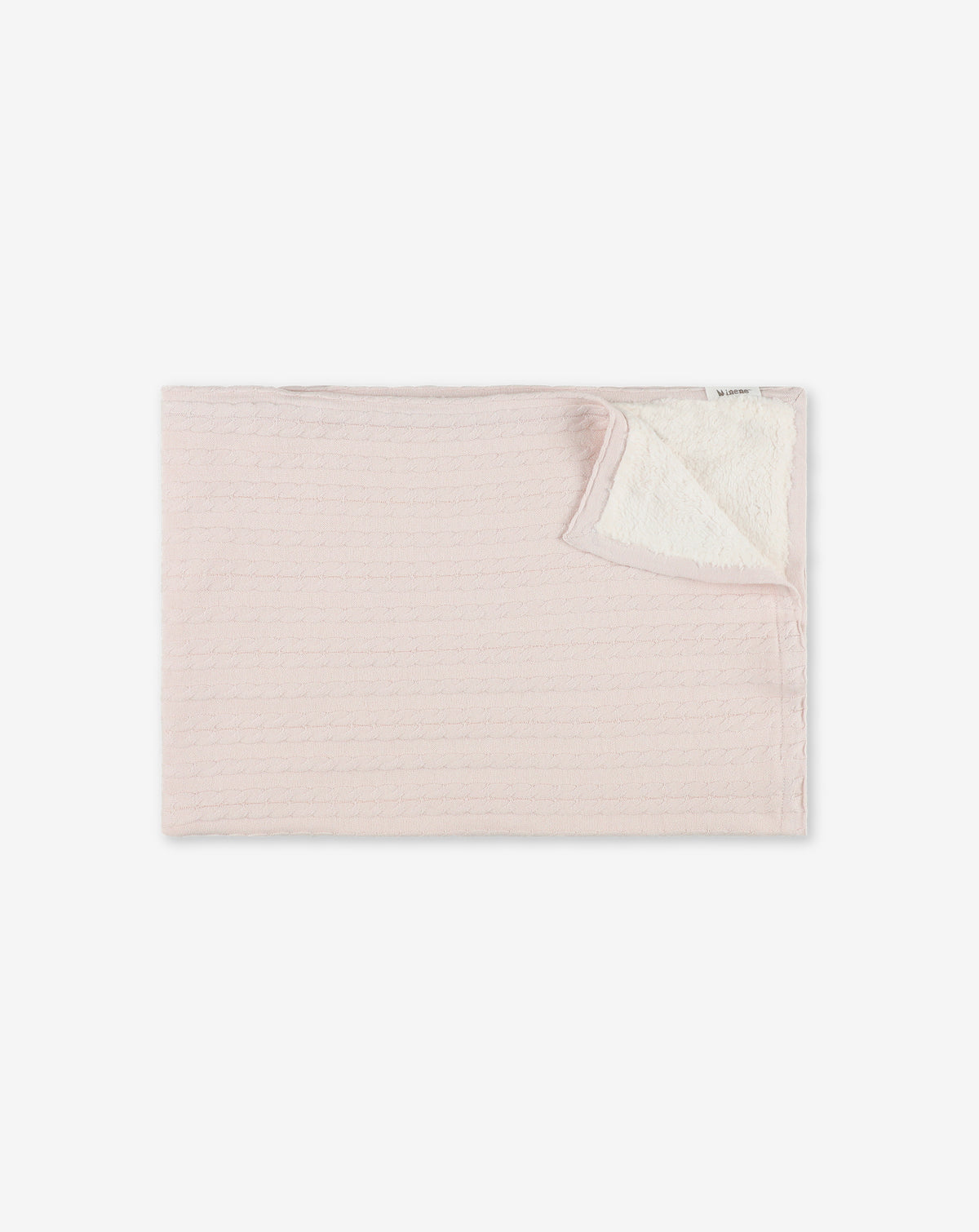 Double Sided Blanket With Embroidery & Fake Fur S