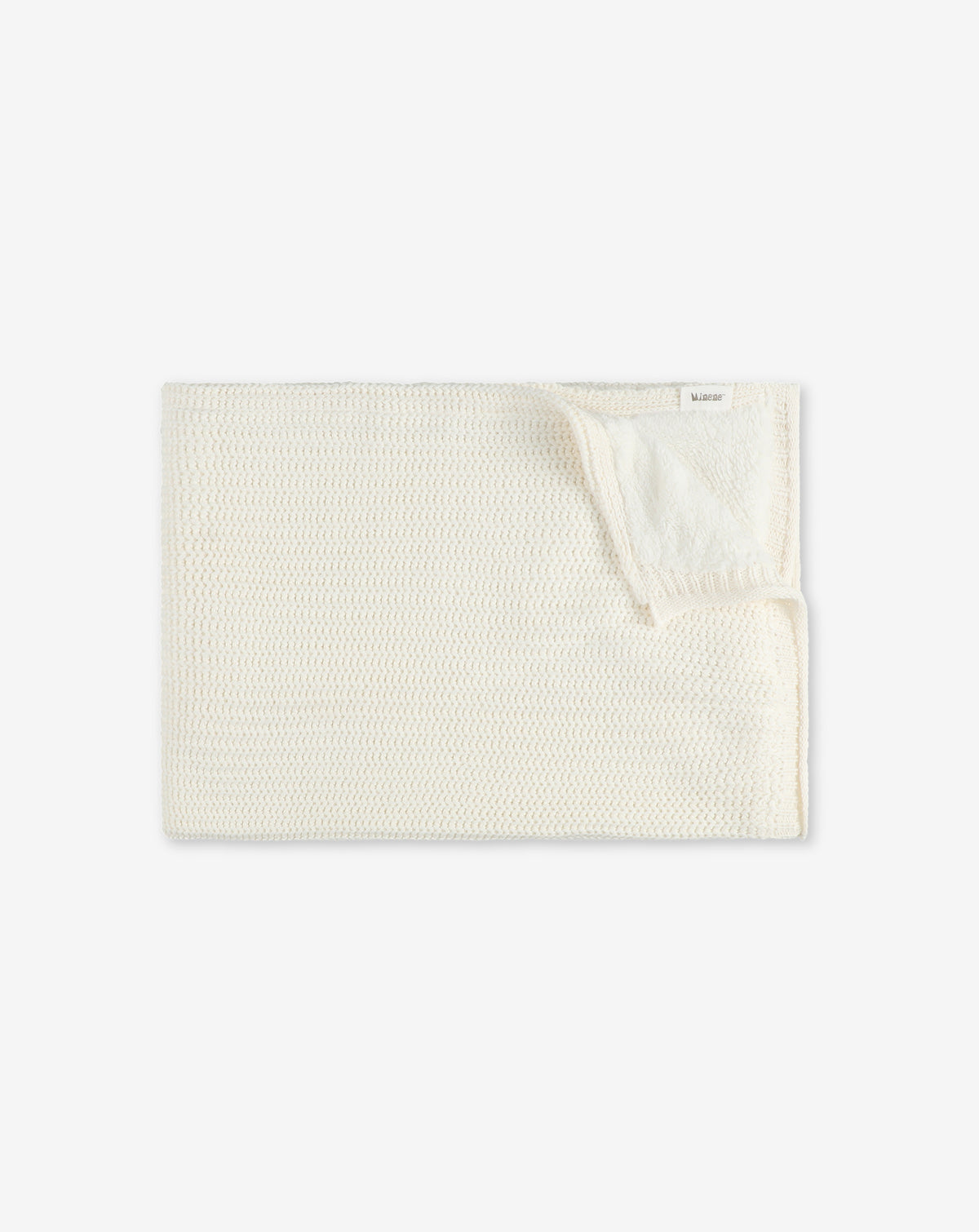 Double Sided RIB Blanket Knit & Fake Fur S