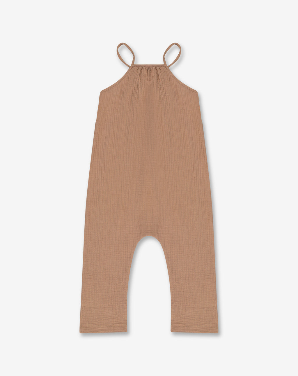 ชุดเอี๊ยมสายเดี่ยวสำหรับเด็กผู้หญิง - ผ้าฝ้ายมัสลิน