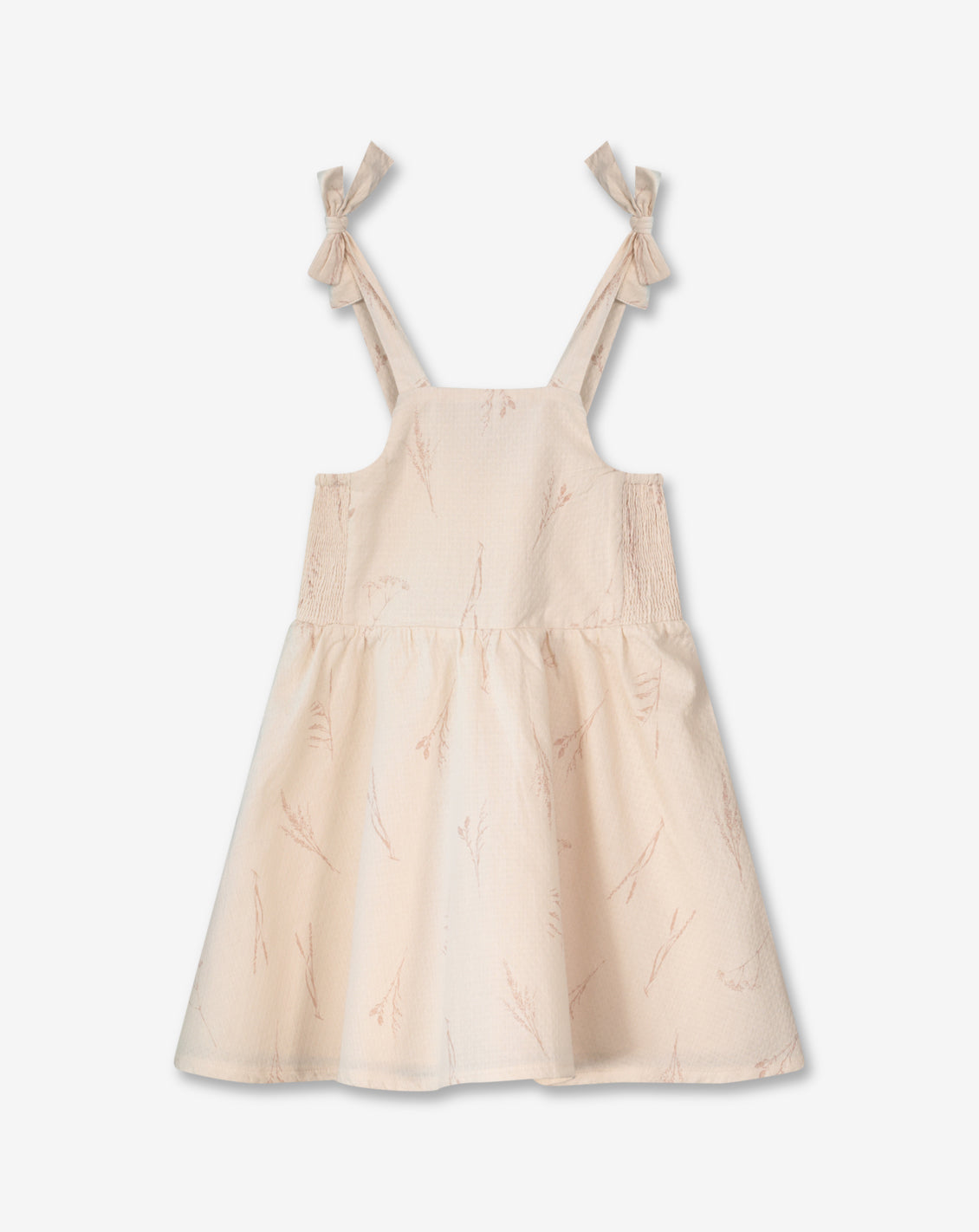 เดรสผ้าทอแบบมีสายรัด