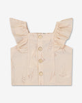เสื้อถักทอแบบมีสายรัดระบาย H