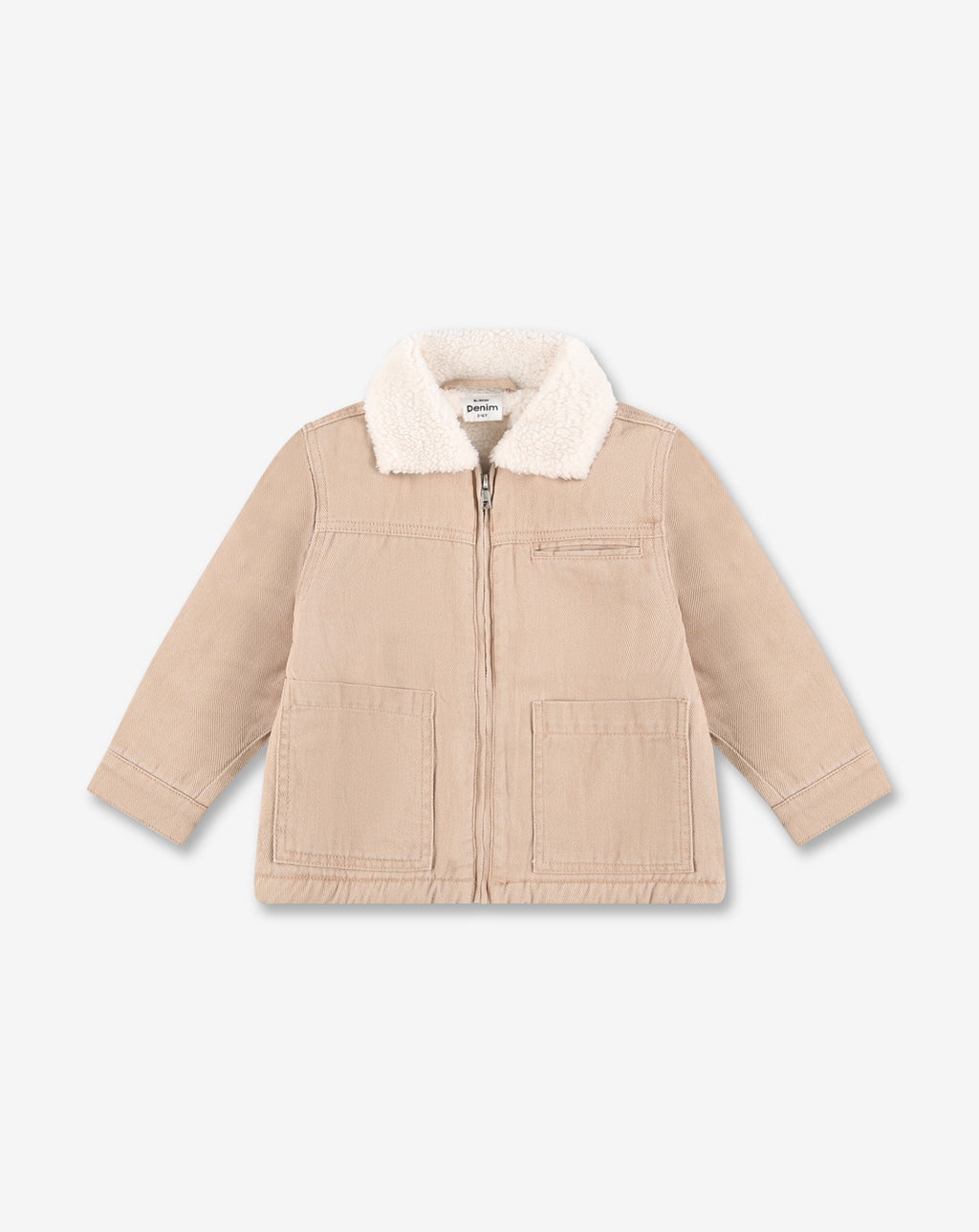 Denim Jacket With Fur J10