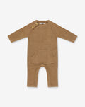 ポケット付きニットオーバーオール S7