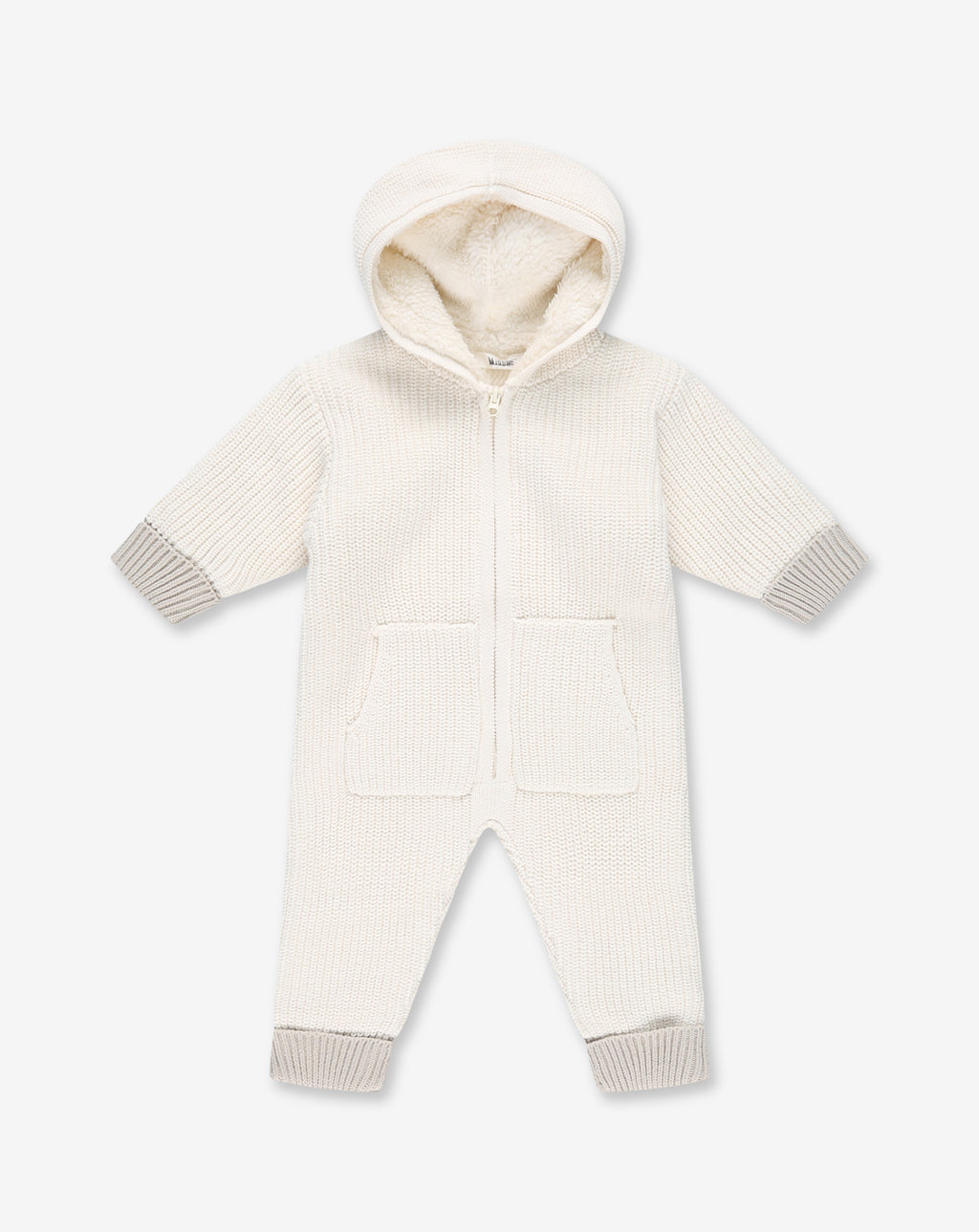 Knitted Overall With Hoodie S9