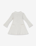 Rib Dress With Flare Sleeves A13