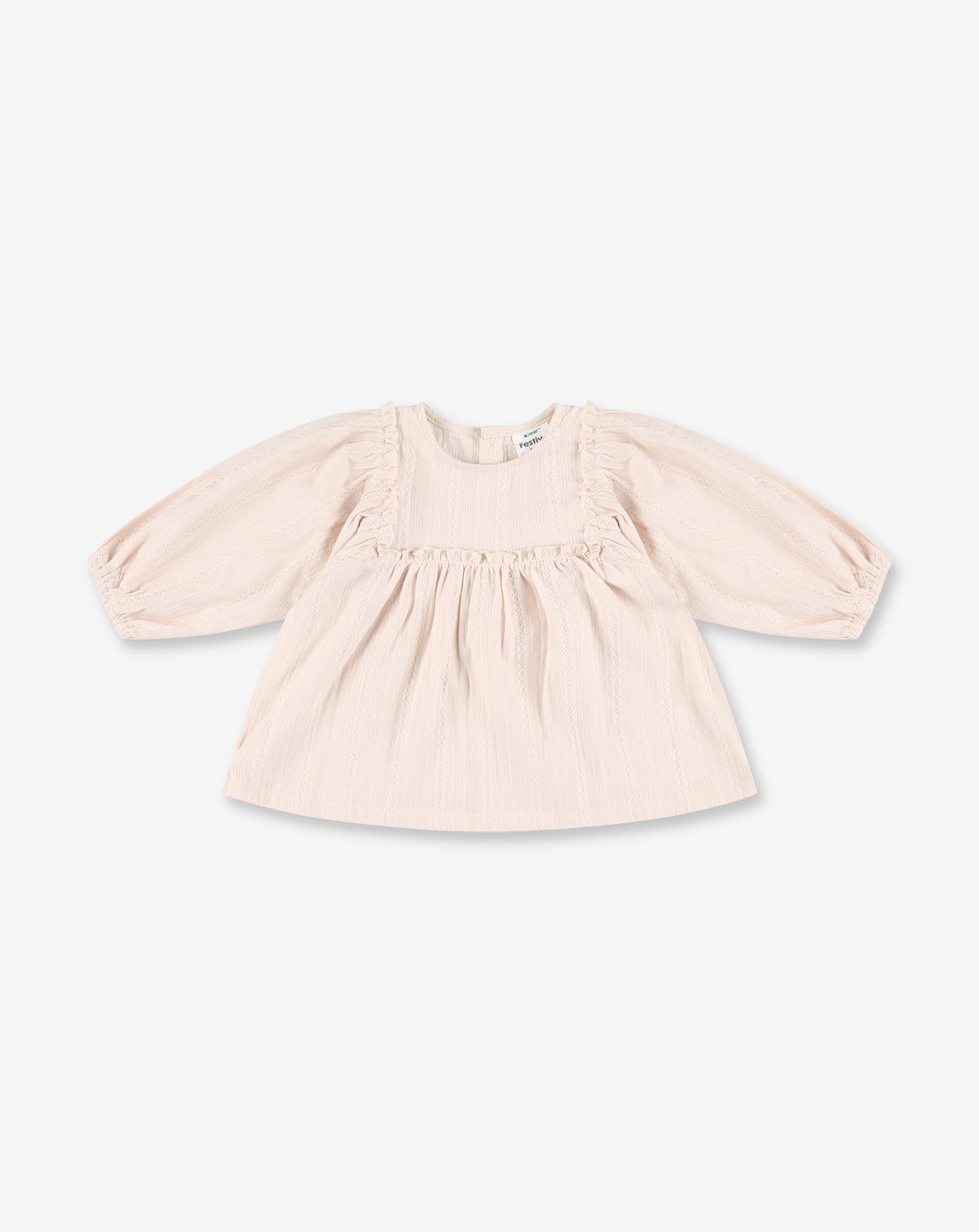 Textural Woven Tunic & Rib Tights & Headband A23