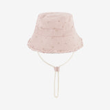 Bucket Hat With Raw Edges With Strap SH - S24