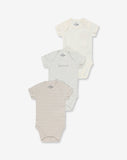 3 Pack Body Suits With Short Sleeves WSP