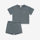 Boys Polo Pique Oversize Shirt +Bermuda Pants NT2