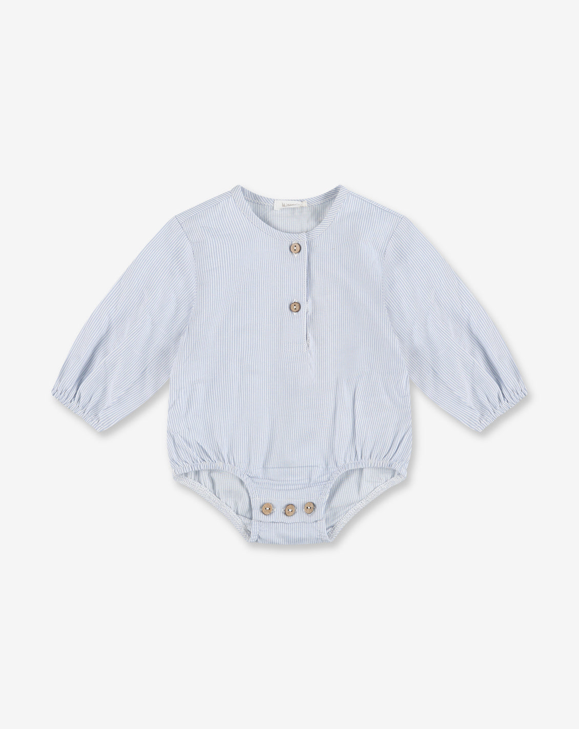 Button-up Bodysuit Shirt NB - BR7