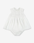 Baby Dress With Knit Top 3-6 BR38