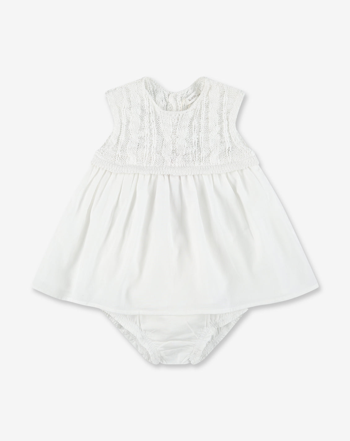 Baby Dress With Knit Top 3-6 BR38