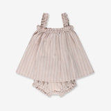 Straps Woven Dress & Bloomer H