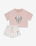 Girls Disney Shirt & Short Pants Set PJ1