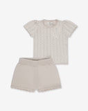 Knitted Top & Short Pants CR9