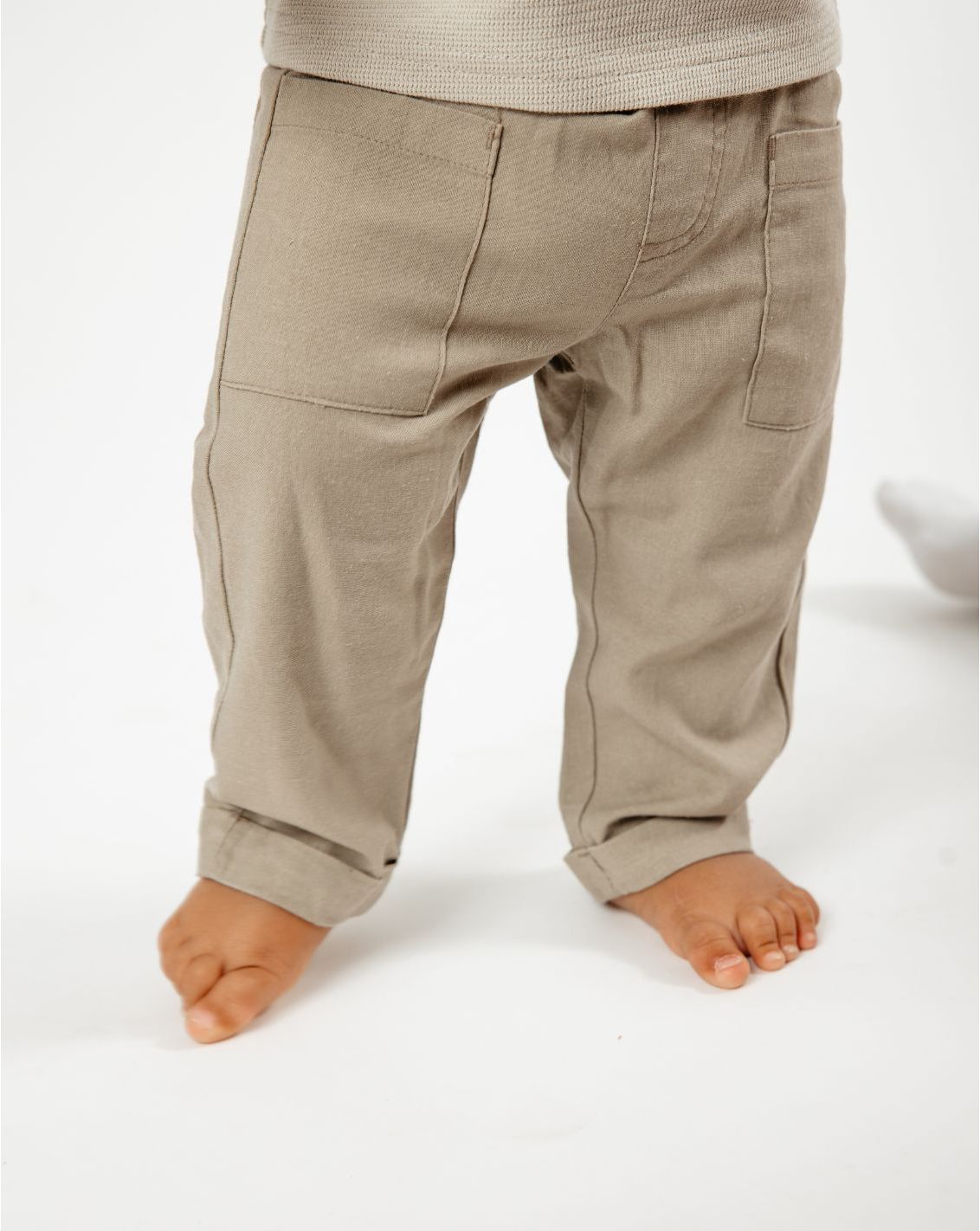 Linen Long Pants With Pockets WB10