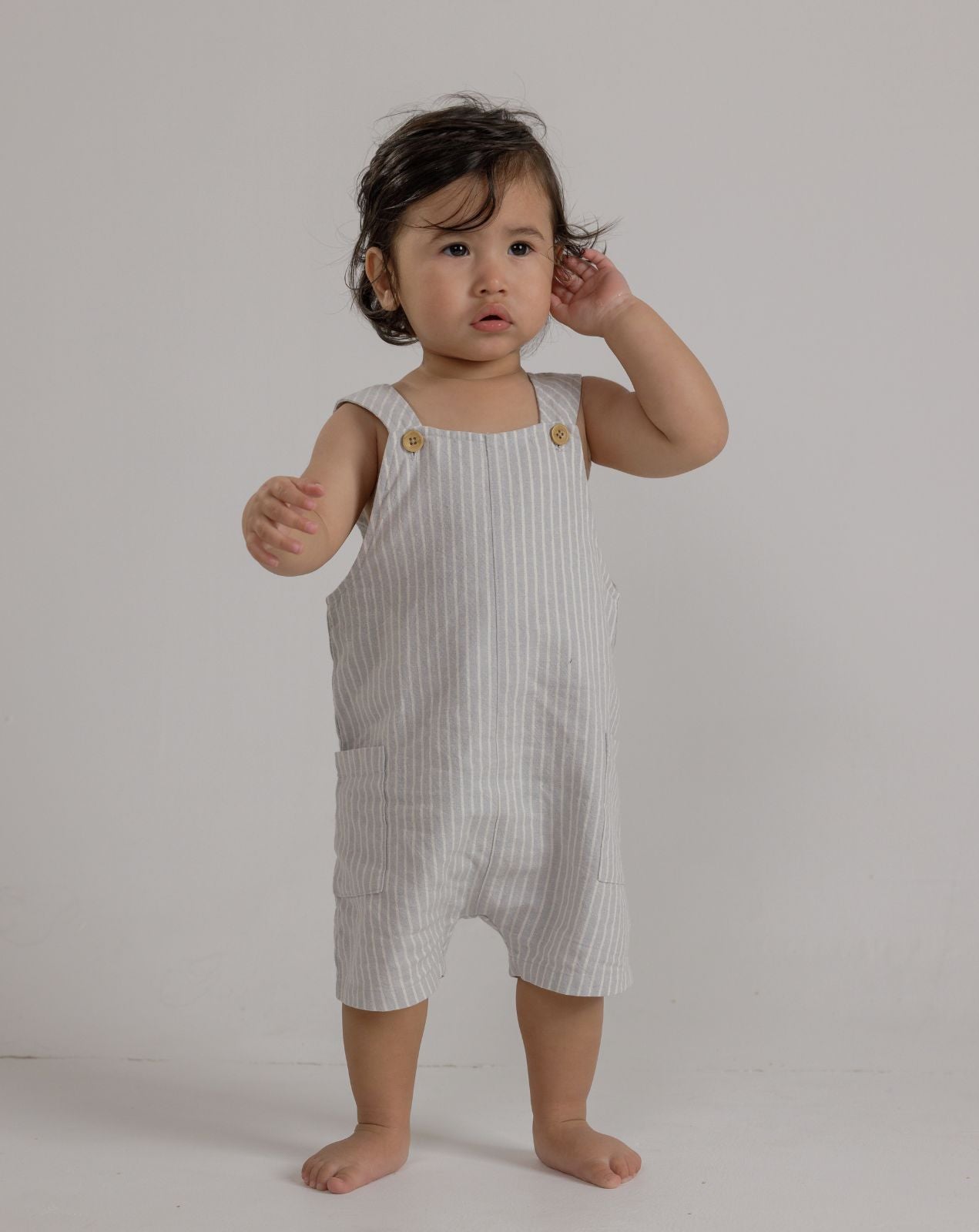 Short Overalls with Pockets WB