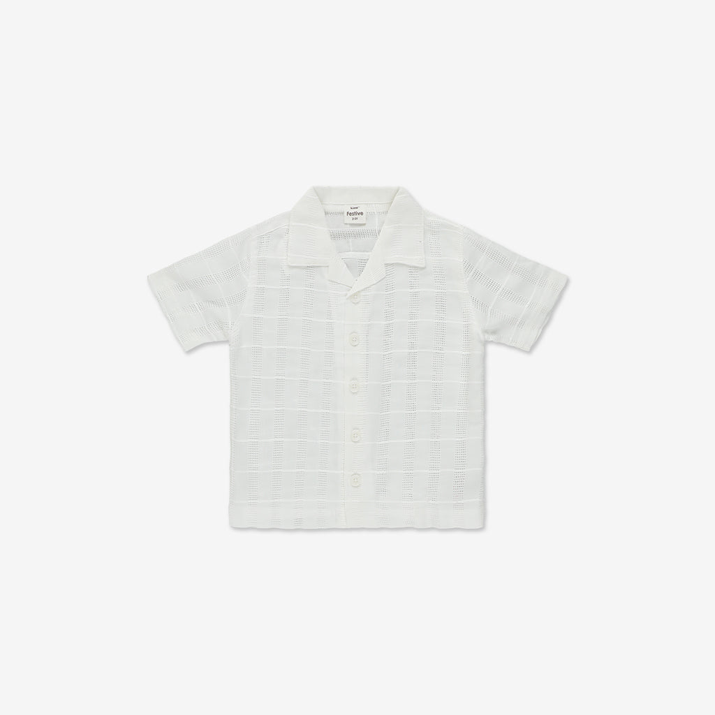 Short Sleeve Button-Down Shirt WB