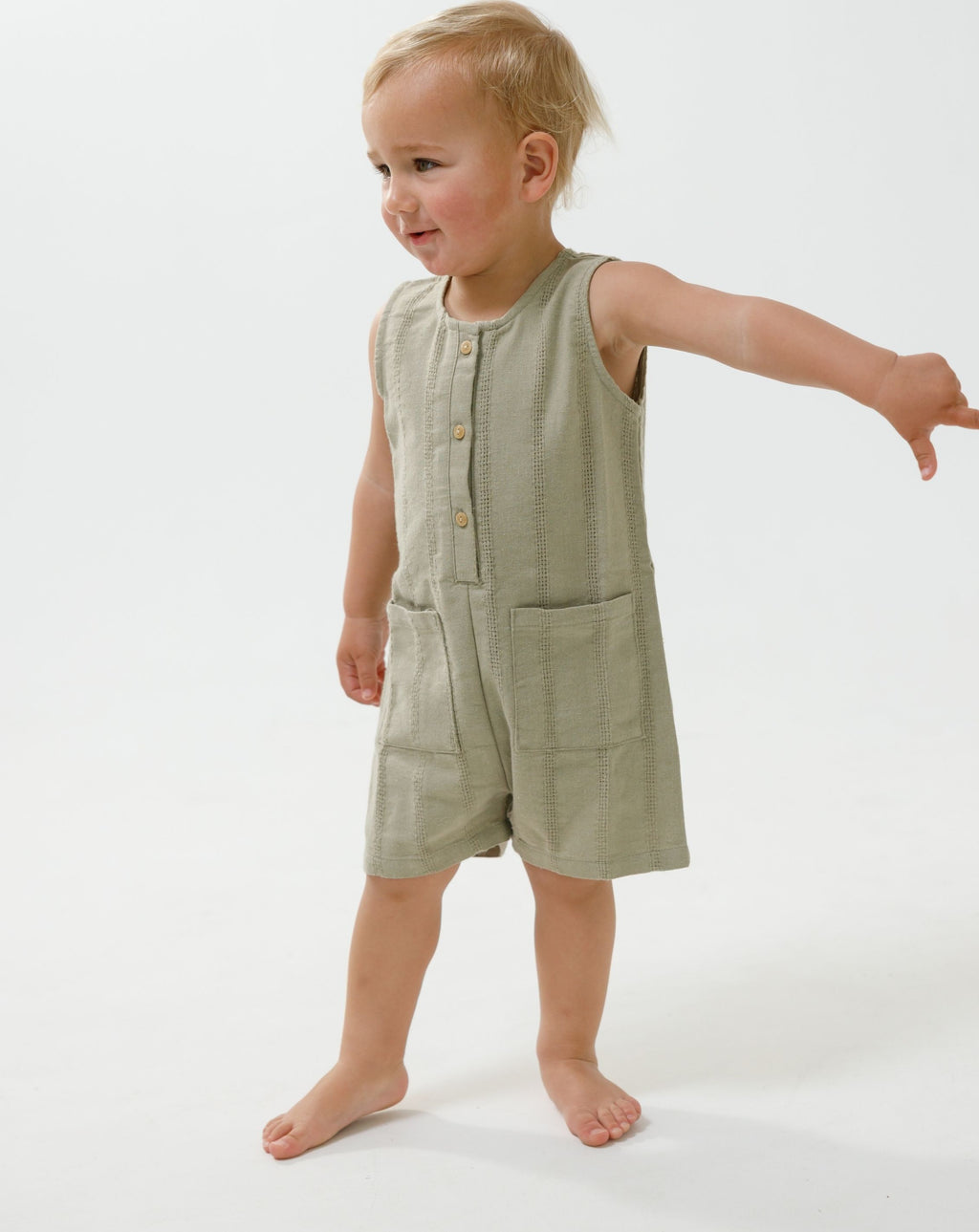 Short Overall with Placket WB