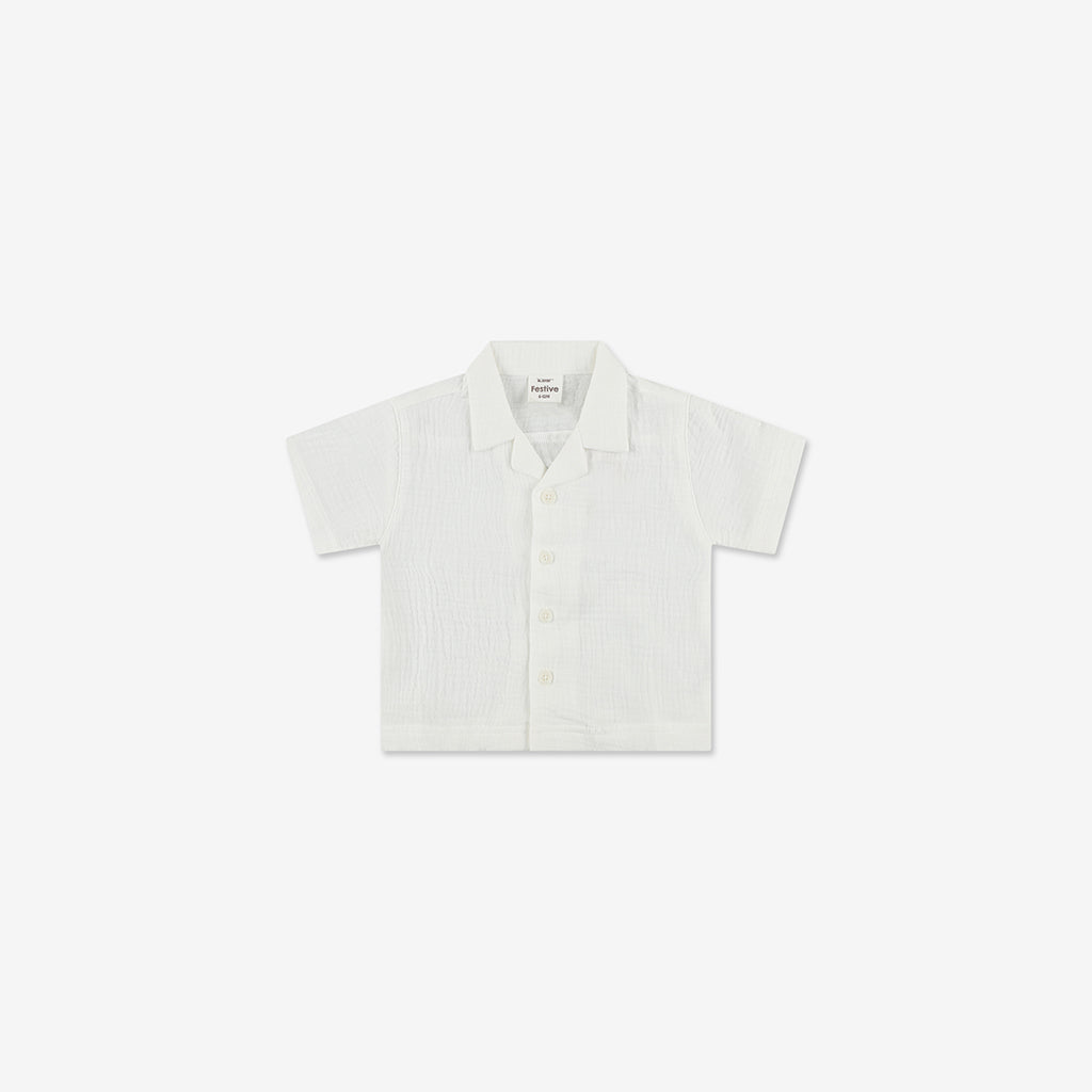 Short Sleeve Button-Down Shirt WB