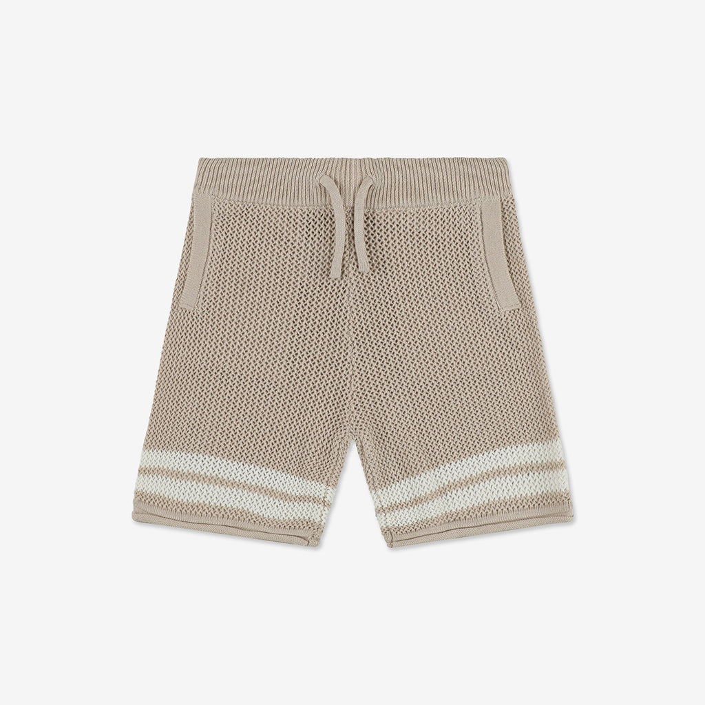 Crochet Shorts with Stripes CR