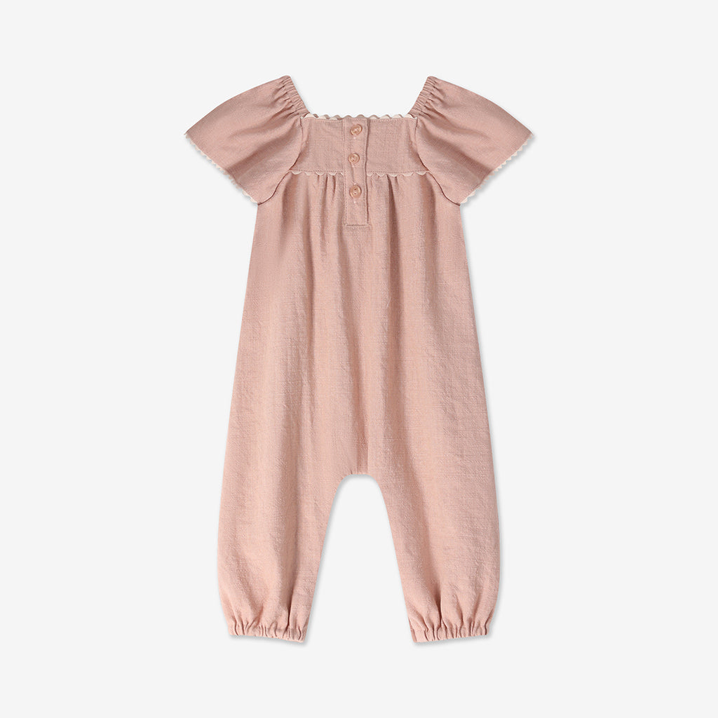 Flared Sleeve Woven Overall H