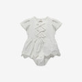 Tied Bows Woven Dress & Bloomers Set H