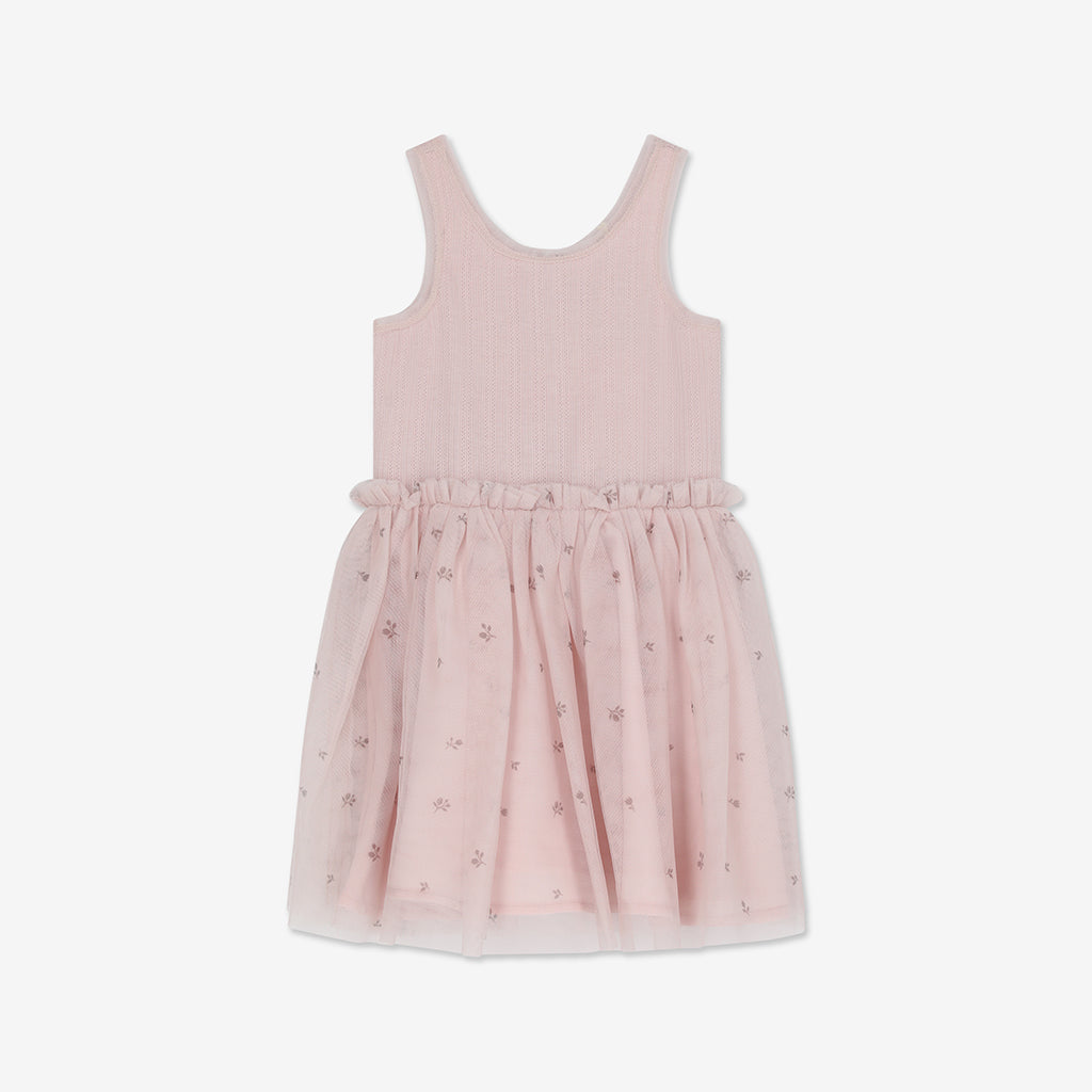 Sleeveless Tulle Dress H