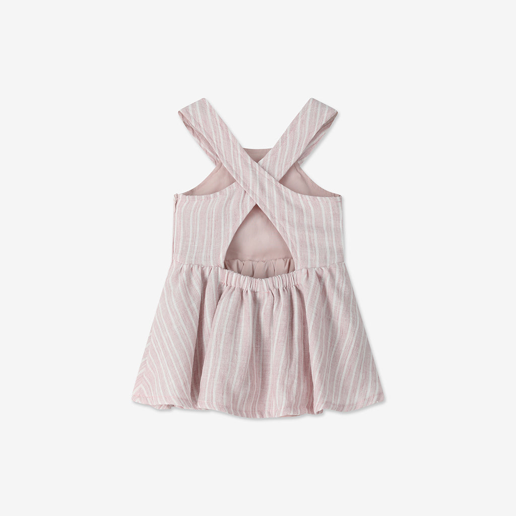 Cross Back Dress & Bloomers Set H